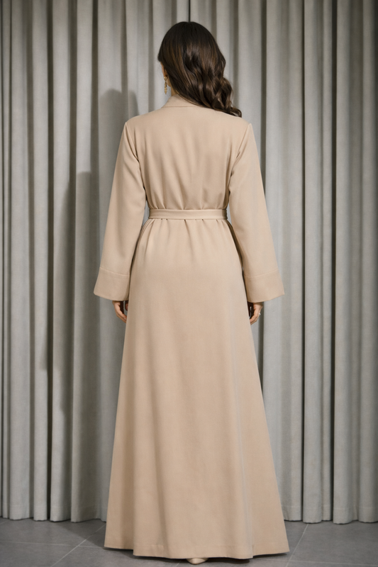 Kimono abaya beige