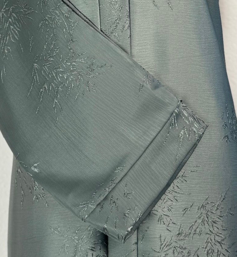 Abaya Dubai Luxe Vert sauge