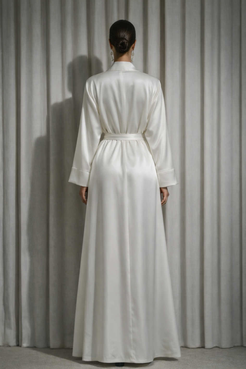 Kimono abaya blanc – photo 11