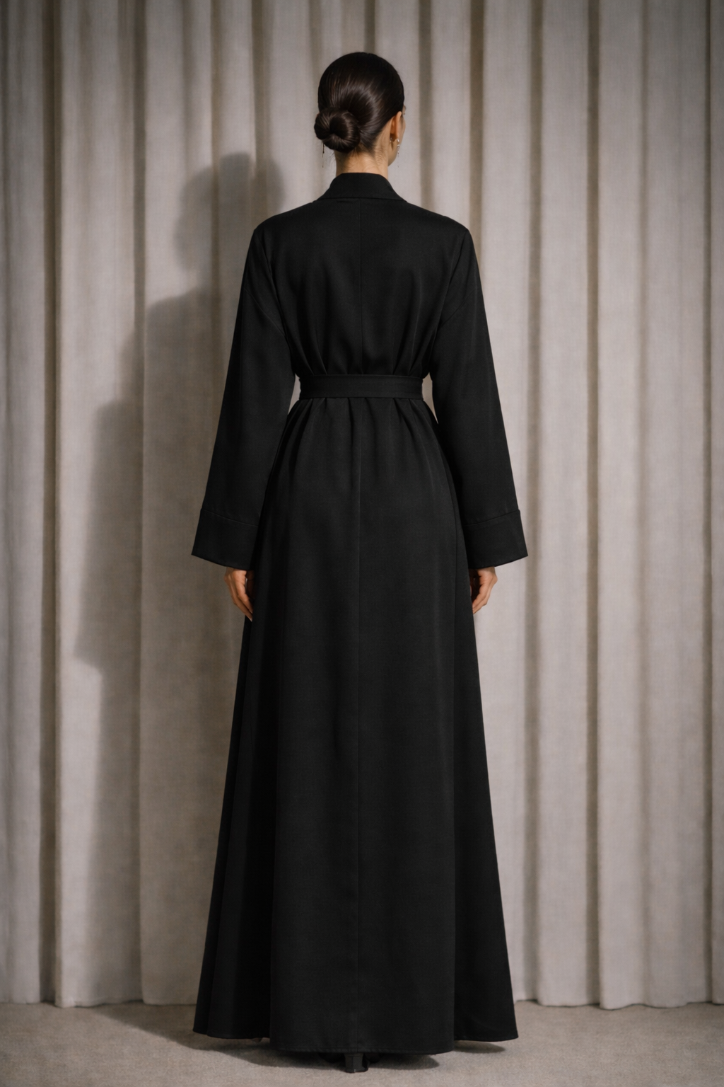 Kimono abaya noir – photo 10