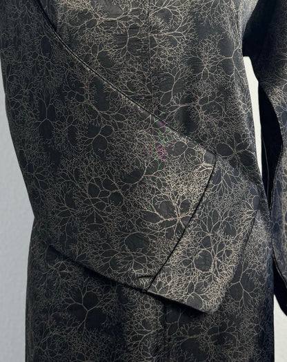 Abaya Dubai Luxe Noir satiné – photo 10