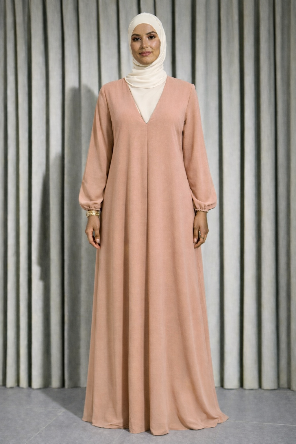 Robe Longue Saumon – Robe mode modeste