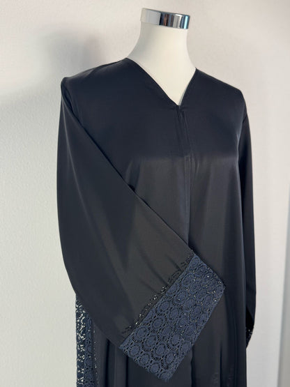 Abaya Dubai Luxe Noir brodée – photo 5