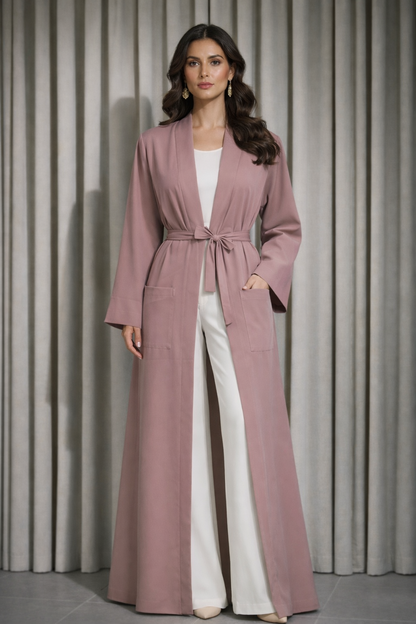 Kimono abaya noir – photo 13