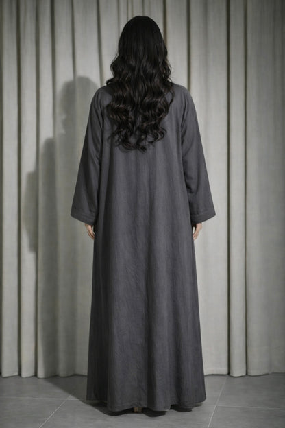 Abaya Dubai Luxe Kimono – vue détail