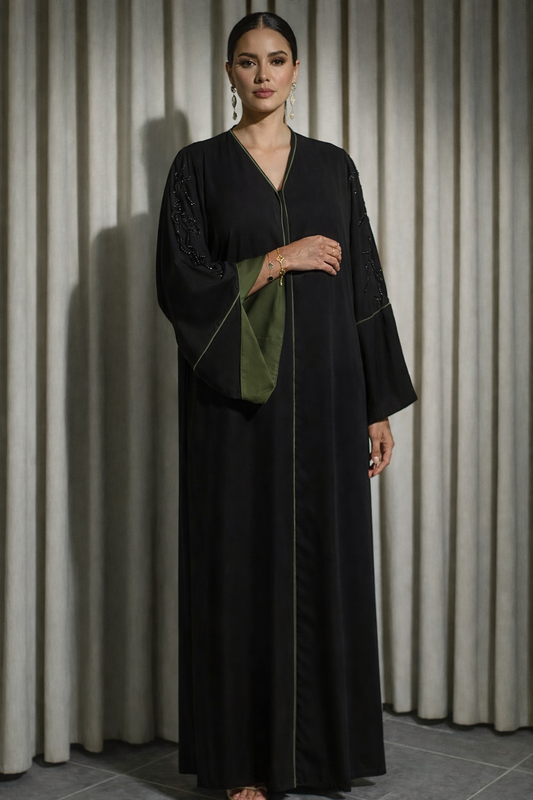 Abaya Dubai Luxe Noir