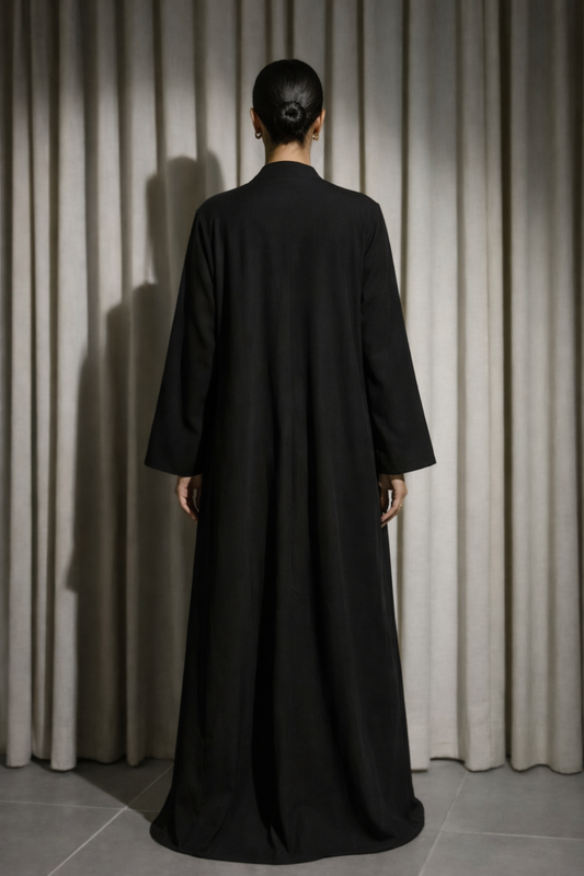 Abaya Dubai Luxe Asymétrique