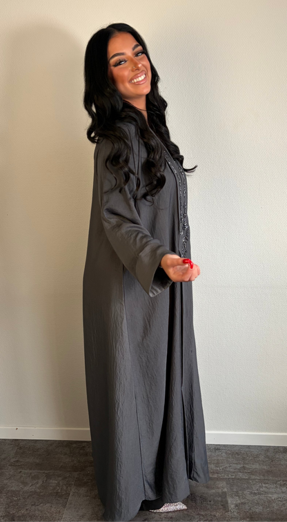 Abaya Dubai Luxe Kimono – vue de dos