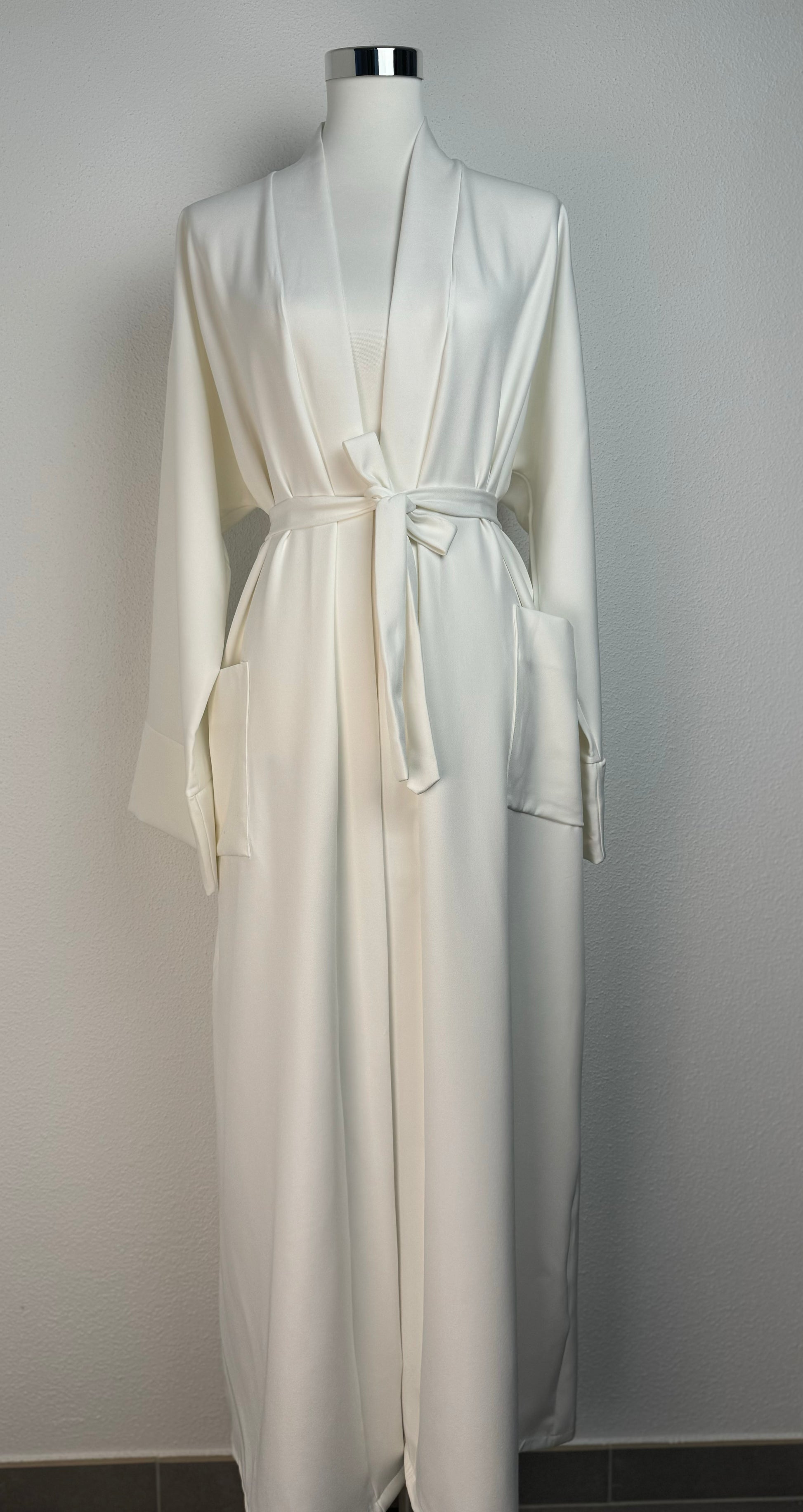 Kimono abaya blanc – photo 8