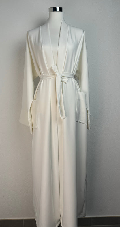 Kimono abaya blanc – photo 8
