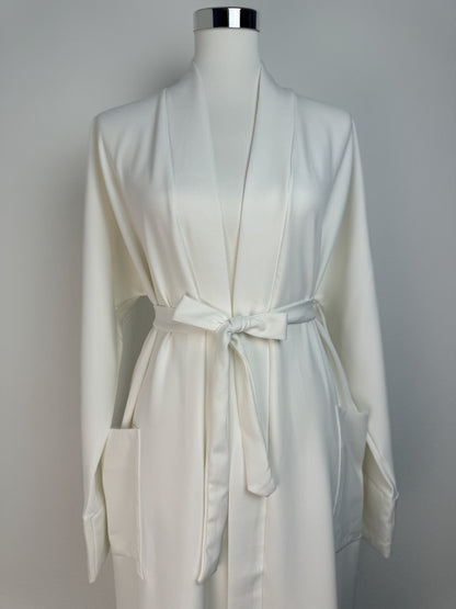 Kimono abaya blanc – portée