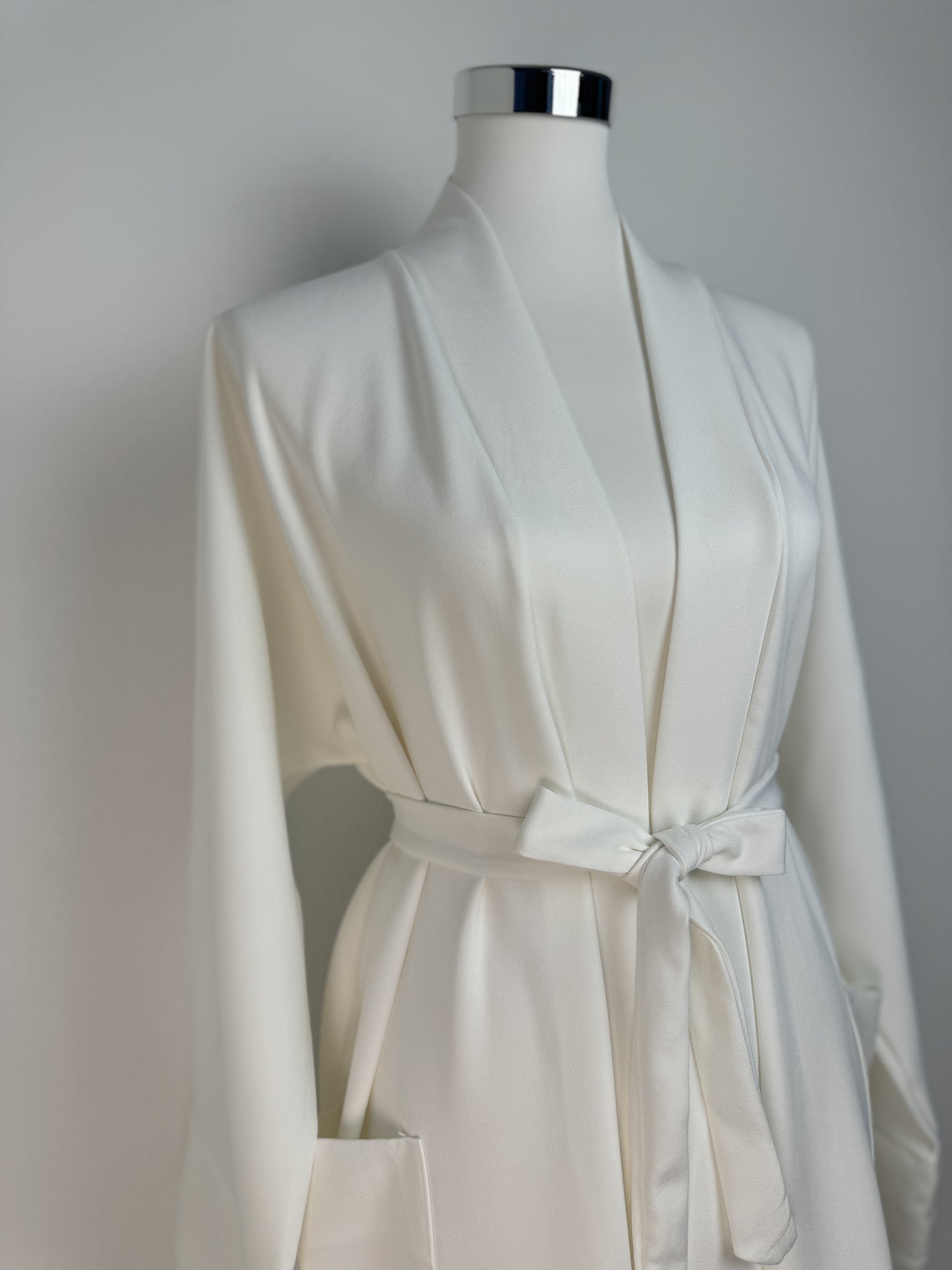 Kimono abaya blanc – photo 5