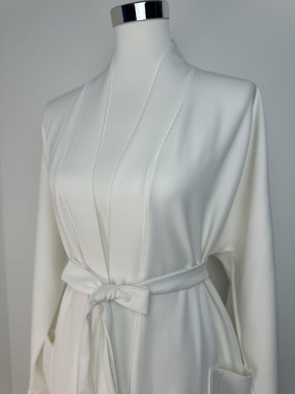 Kimono abaya blanc – vue de dos