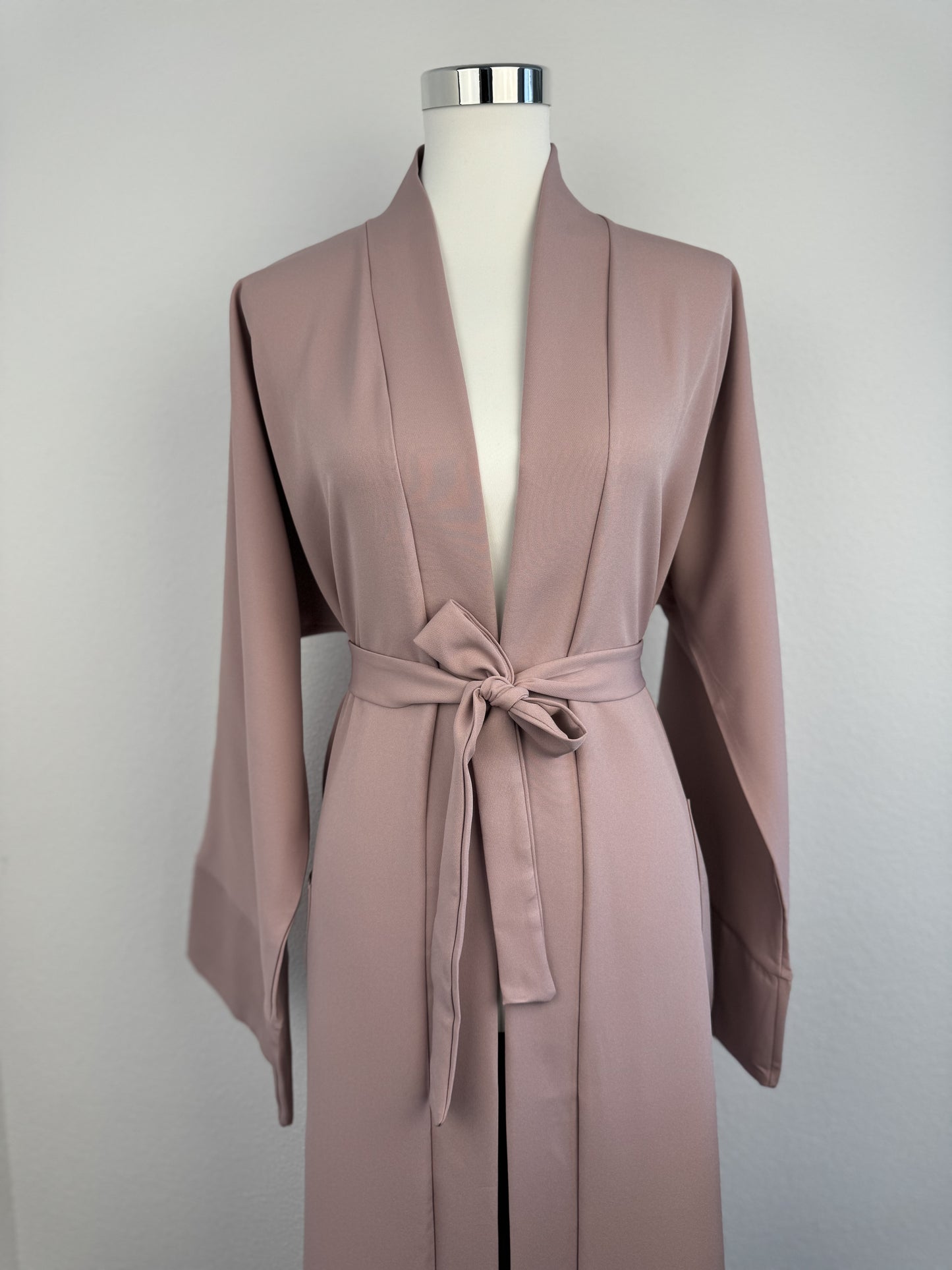 Kimono abaya rose – vue de dos