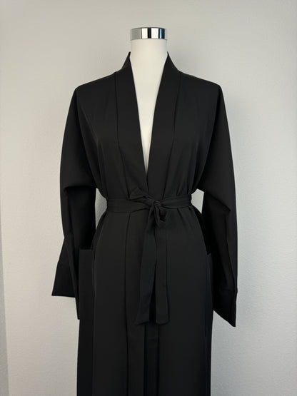 Kimono abaya noir – vue de dos