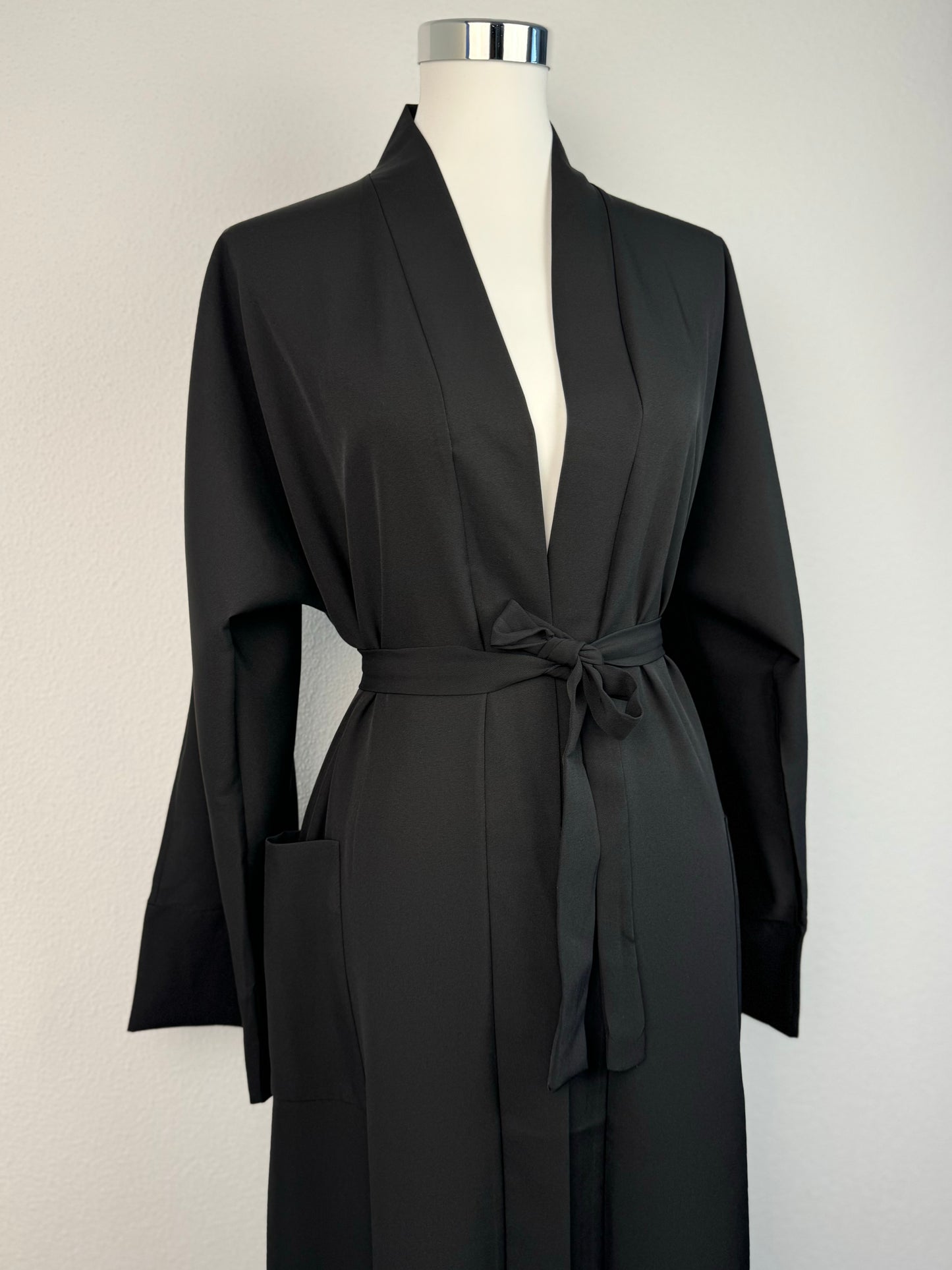 Kimono abaya noir – photo 5