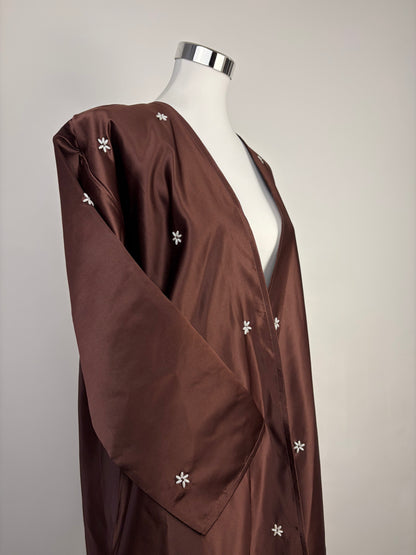 Abaya Dubai Luxe Marron – photo 6