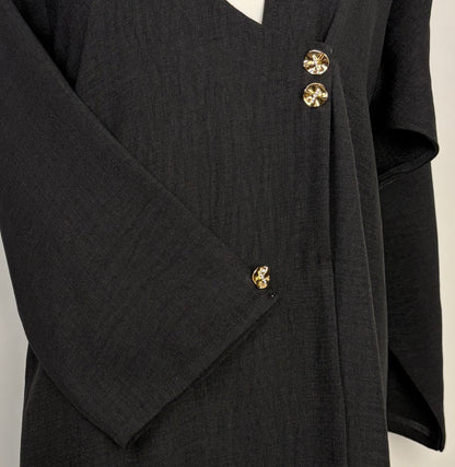 Abaya Dubai Luxe Asymétrique – photo 7