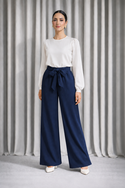 Pantalon fluide Vert irlandais