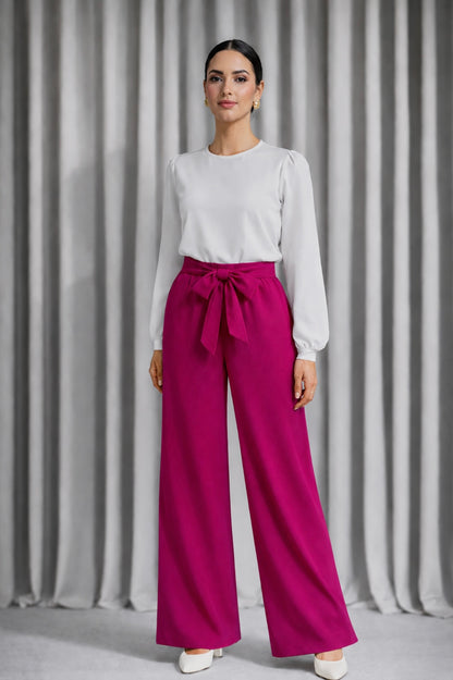 Pantalon Fluide Rose