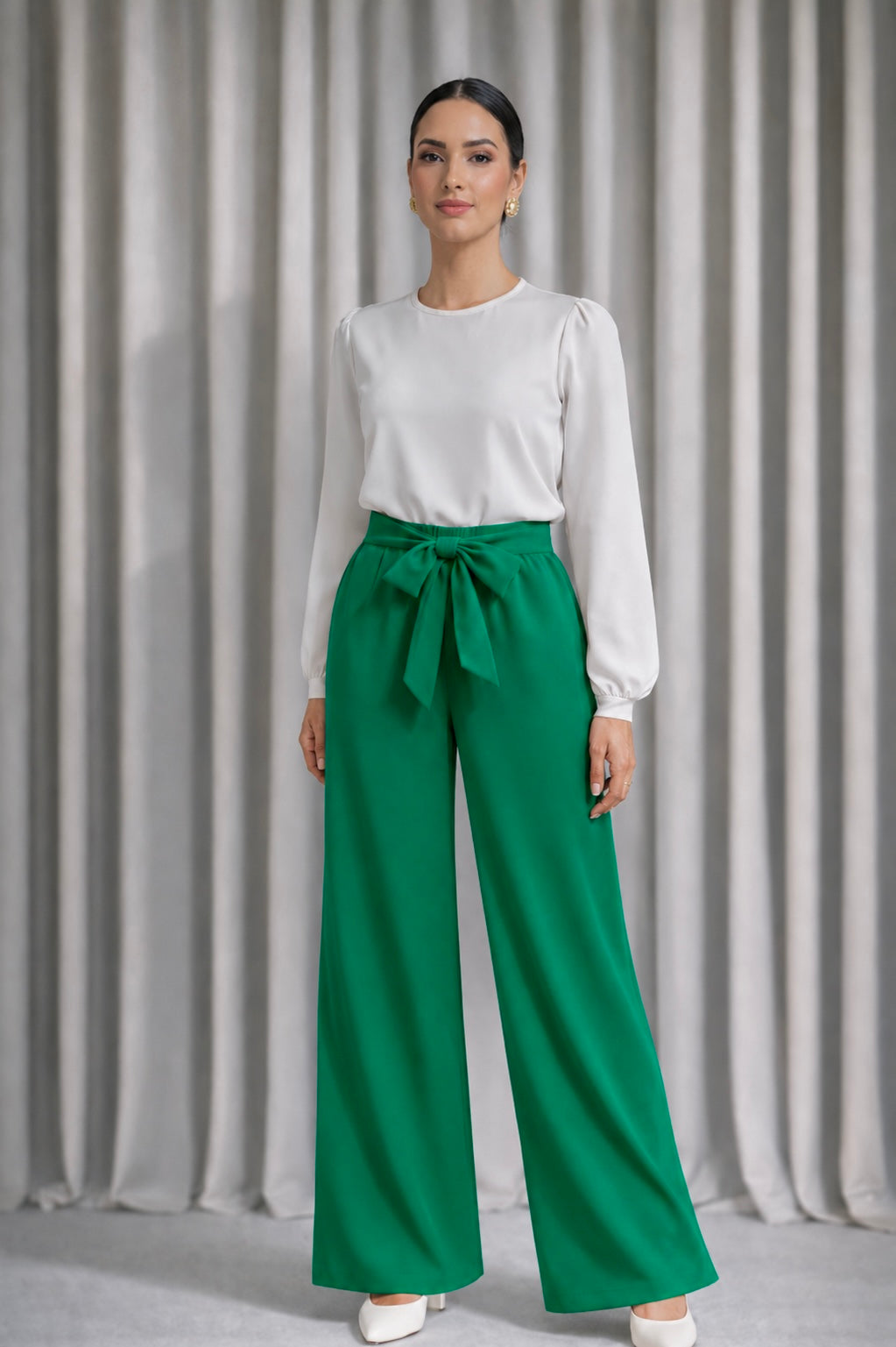 Pantalon Fluide Fushia